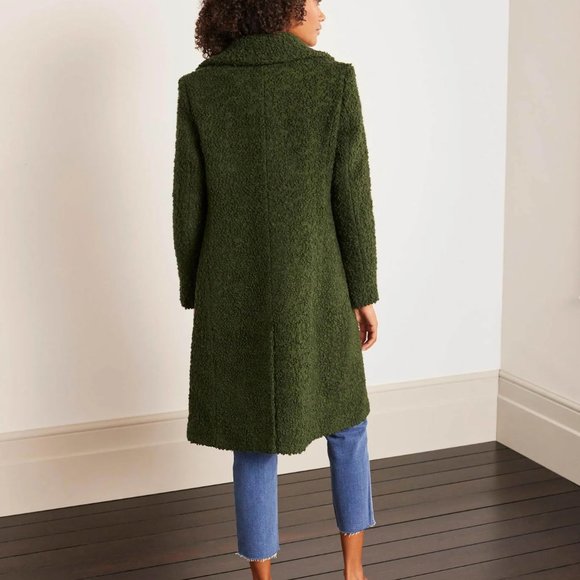 Boden textured coat - forest green - size 2P (US) - Picture 2 of 6